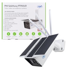 Camera video PNI SafeHome PT950LR 1080P 2MP cu panou solar 6W, WiFi, acumulator